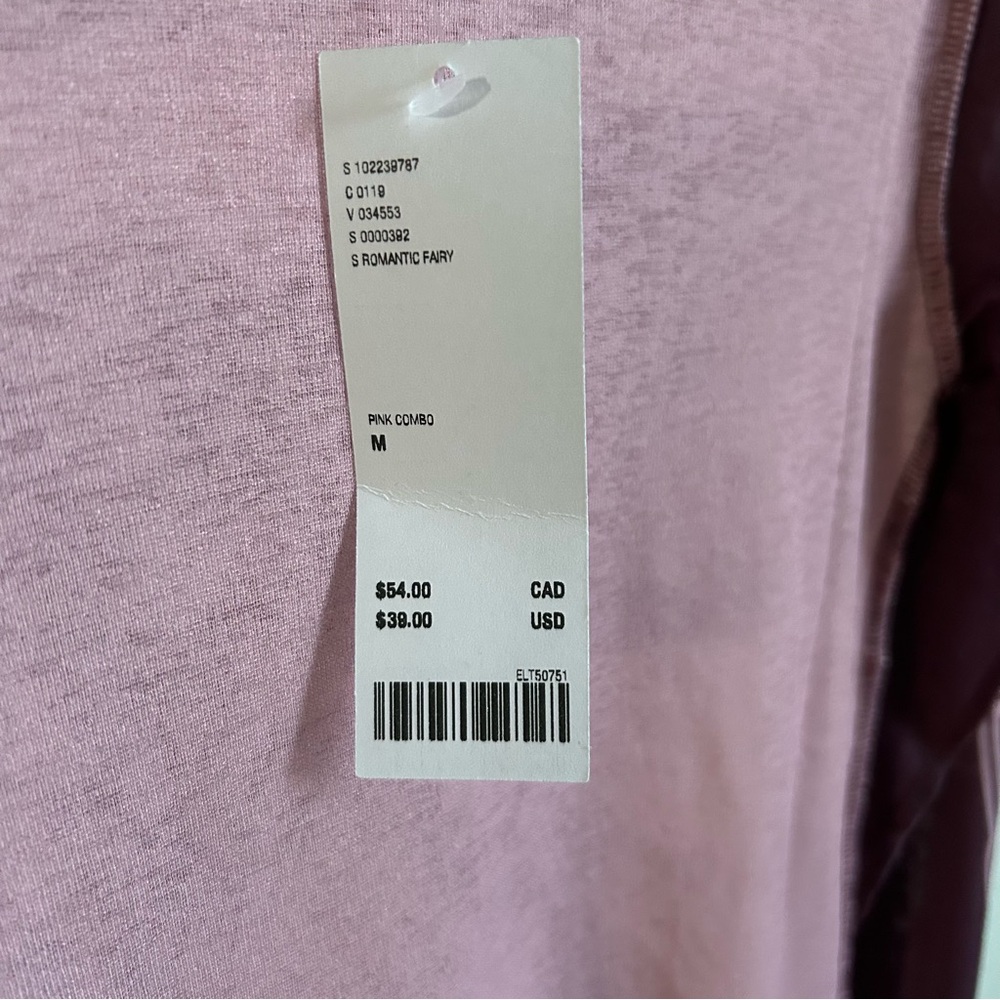 Romantic Fairy Boatneck Long Sleeve Raglan Baby Tee, Sheer Top in Womens Medium - Picture 7 of 7
